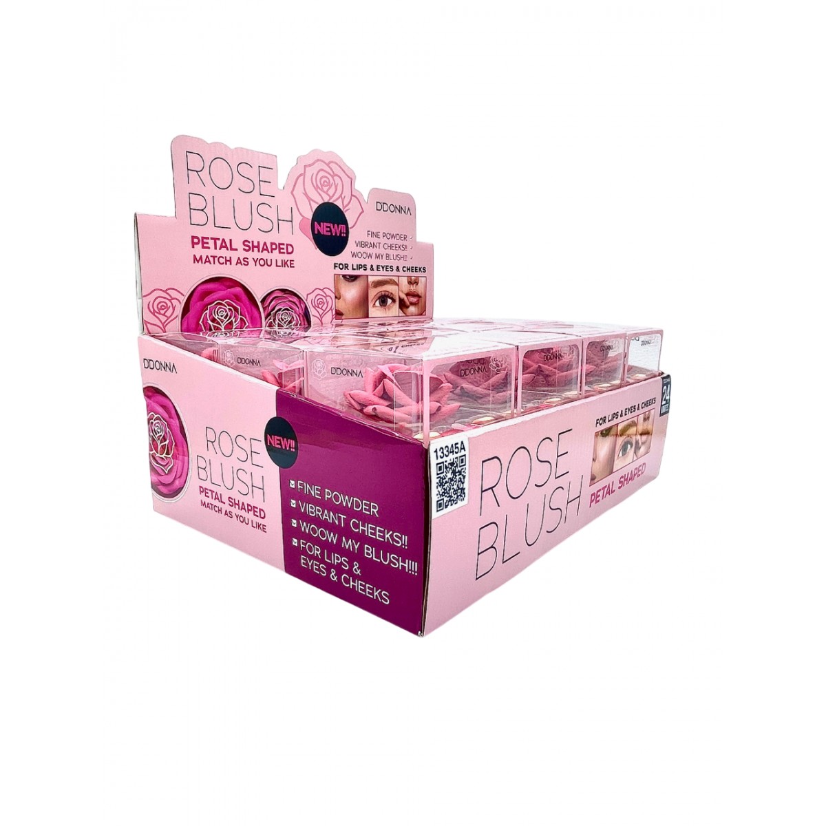 Blush Rose Petal Shaped...