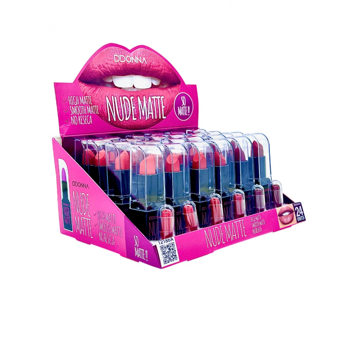 Lipstick  Nude Matte Fijo...