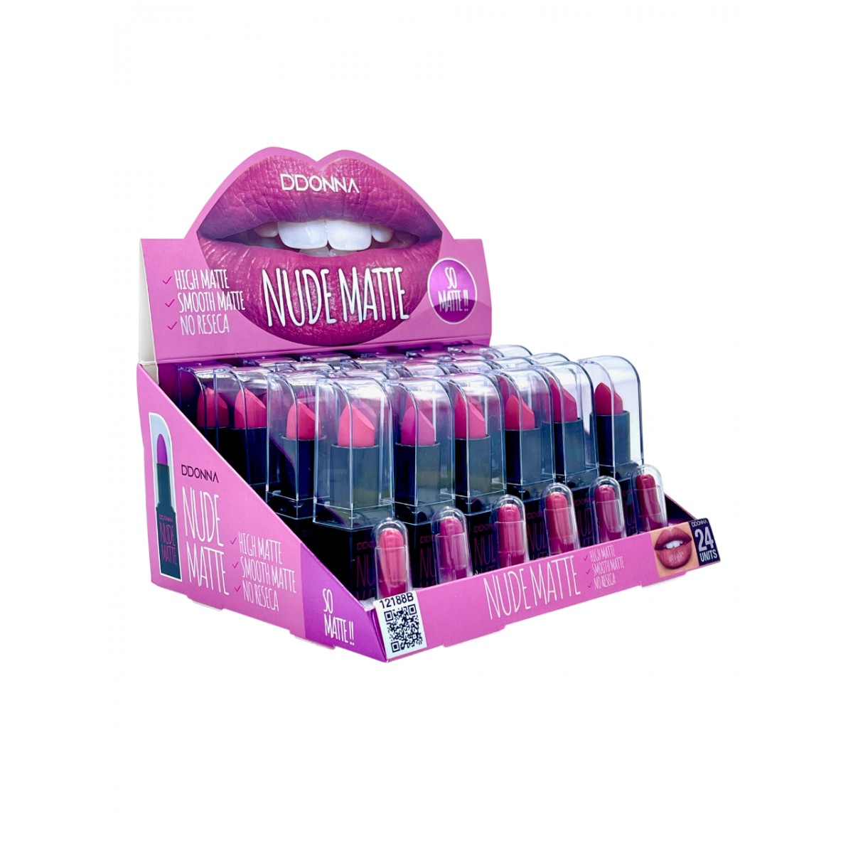 Lipstick Nude Matte Fijo 24h B